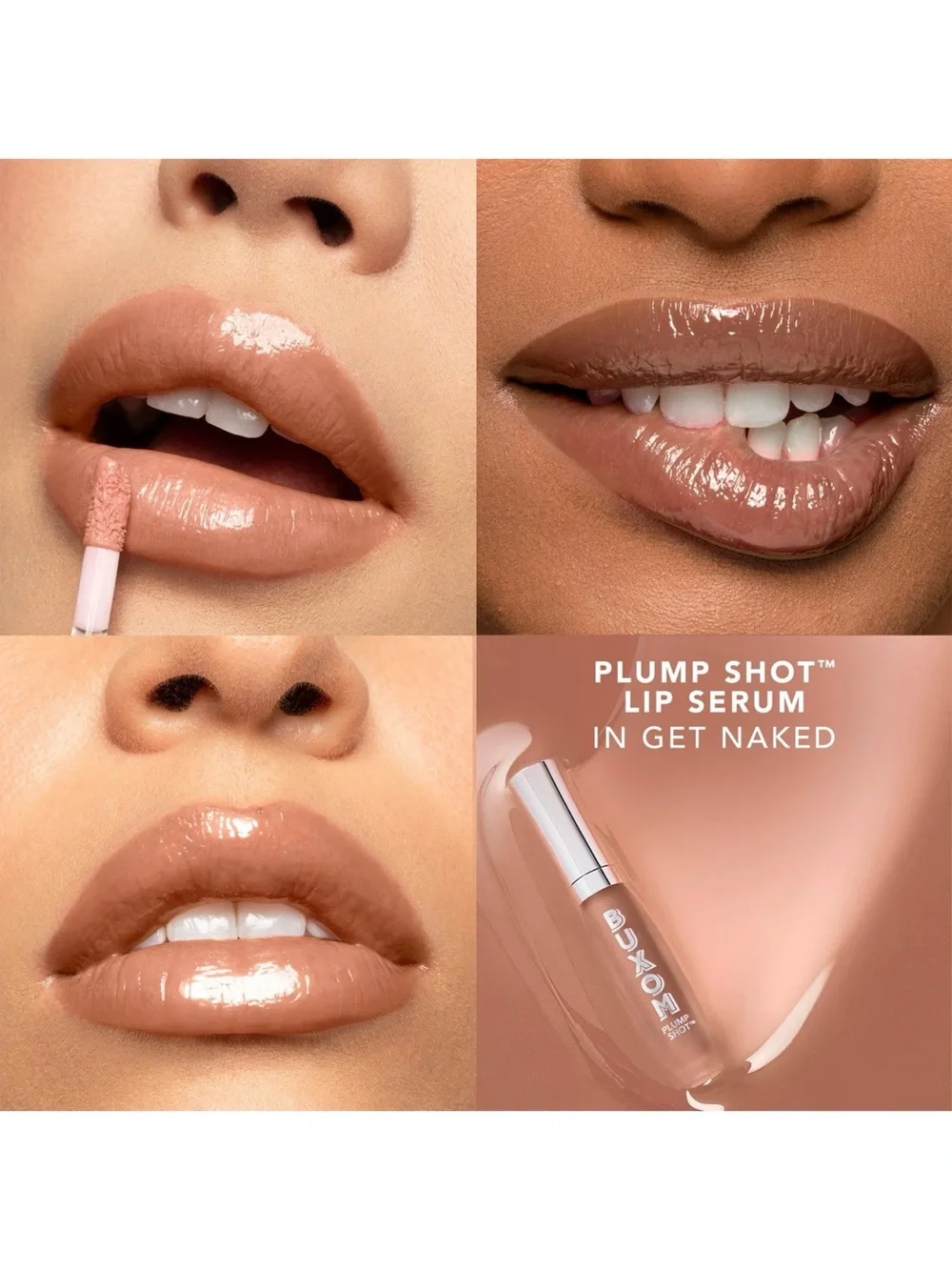 Buxom Get Naked Plump Shot Sheer Tint Collagen Infused Lip Serum